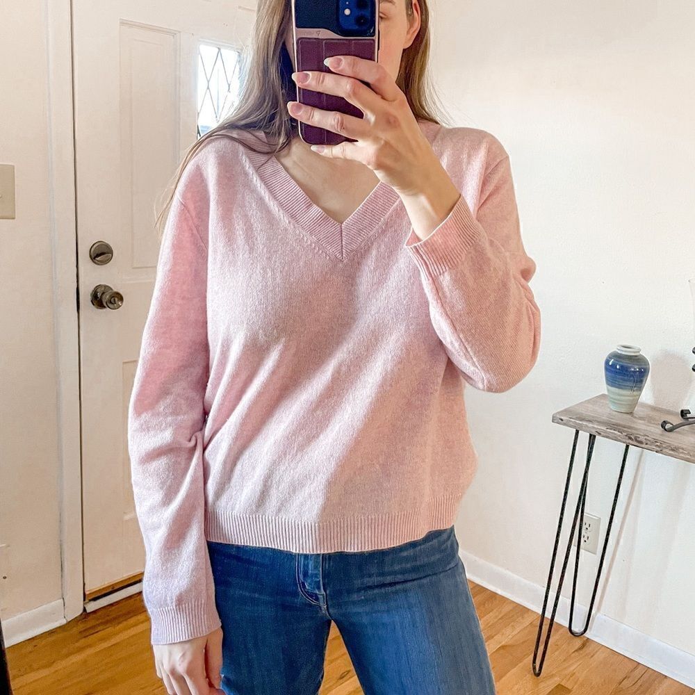 People’s Republic Of Cashmere Boxy V-neck Sweater XS